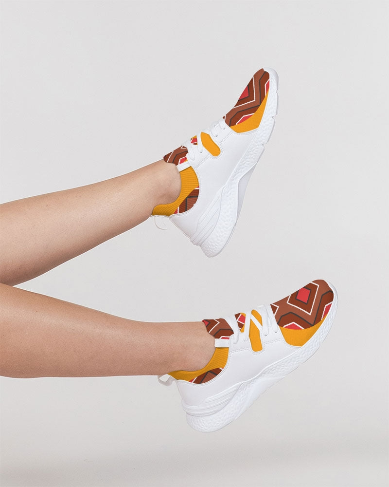 Malawian Urban Traditional Culture Women's Two-Tone Sneaker