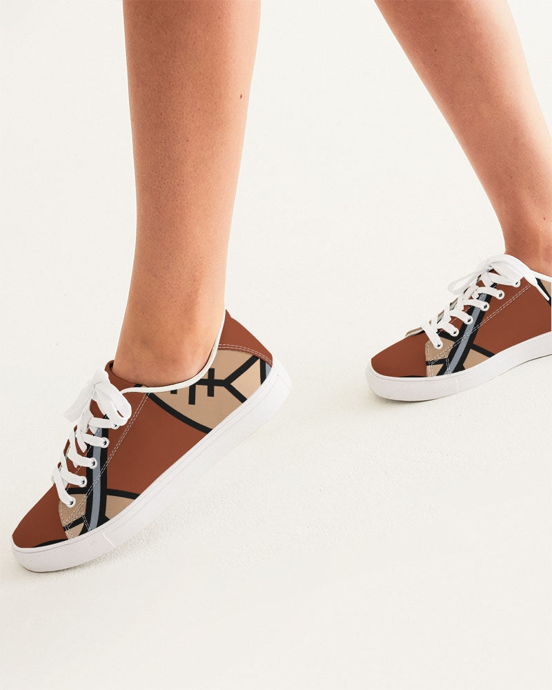 Malawian Urban Traditional Fashion Women's Faux-Leather Sneaker
