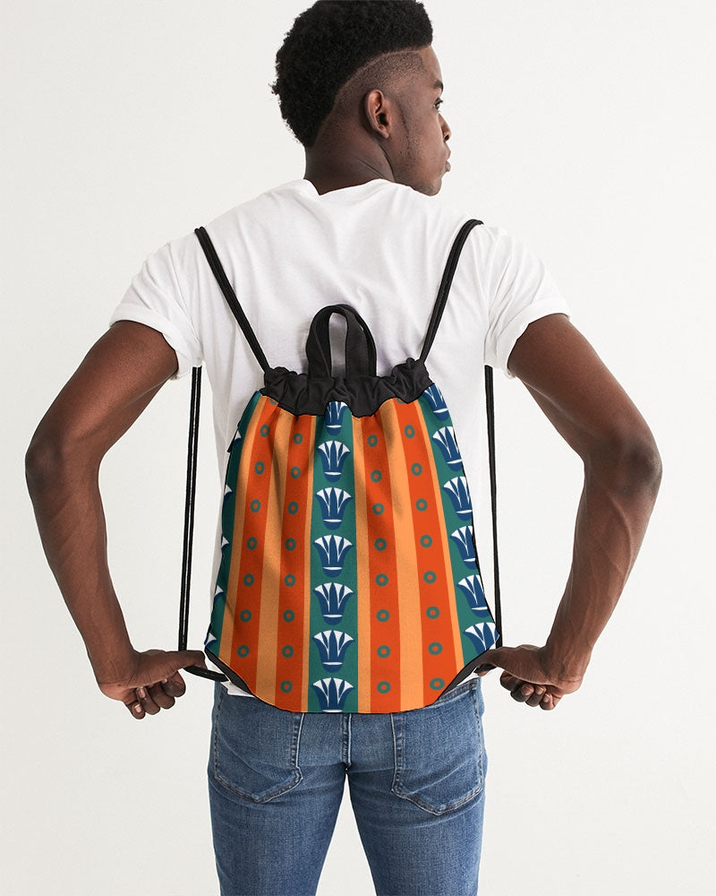 Malawian Urban Traditional Fashion Canvas Drawstring Bag
