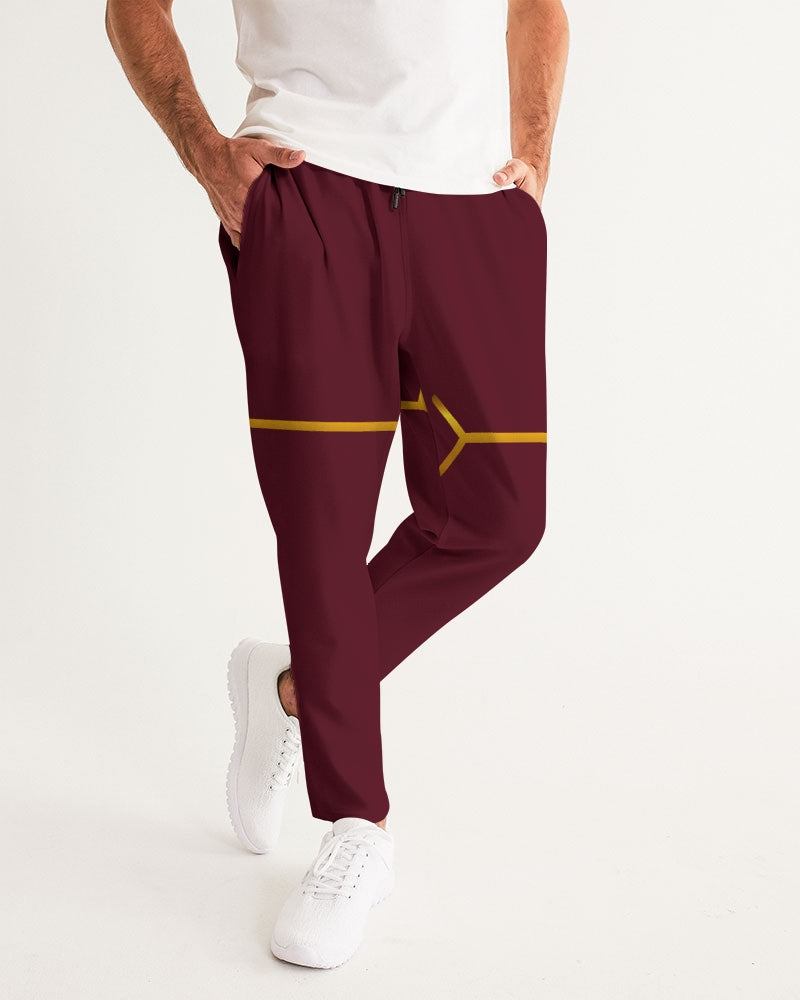 MxC Burgundy Men's Joggers