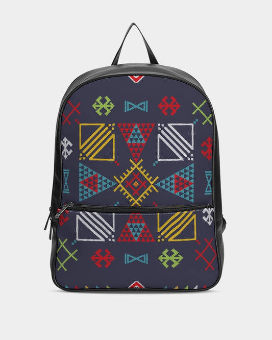 Darkness Classic Faux Leather Backpack