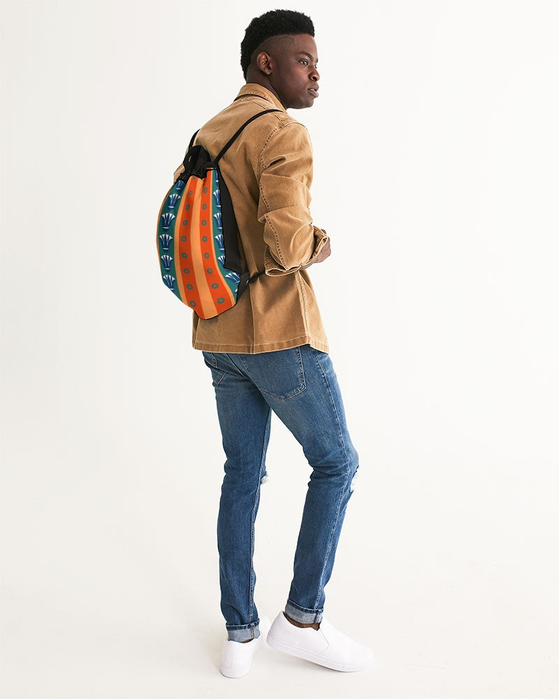 Malawian Urban Traditional Fashion Canvas Drawstring Bag