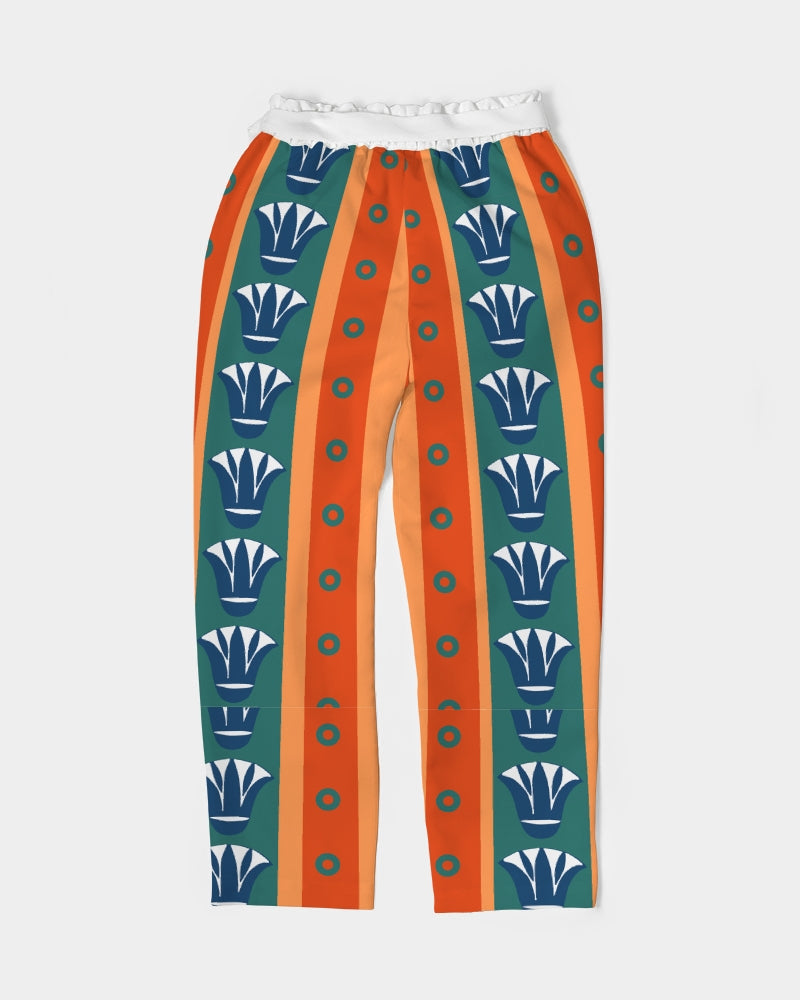 Malawian Urban Traditional Fashion Women's Belted Tapered Pants