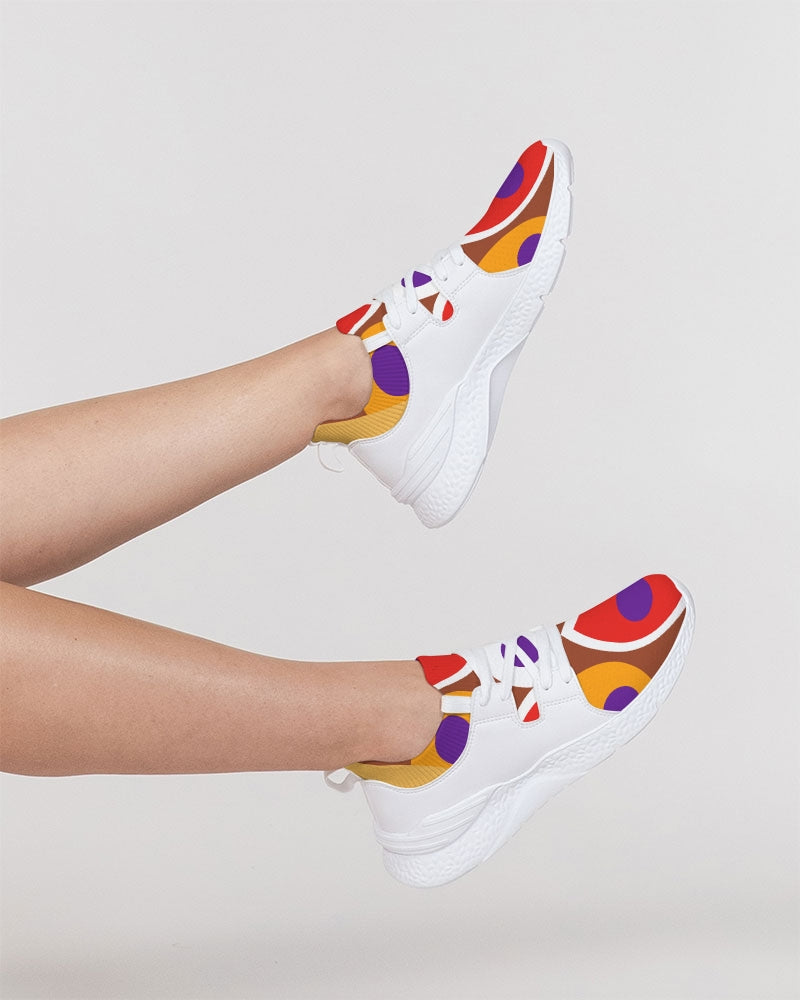 Malawian Urban Traditional Culture Women's Two-Tone Sneaker